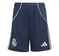 Camiseta y Pantalones Cortos Niños Real Madrid Away 25/26 - Con Medias