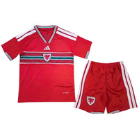 Camiseta y Pantalon Corto para Nino Gales Home 26/27
