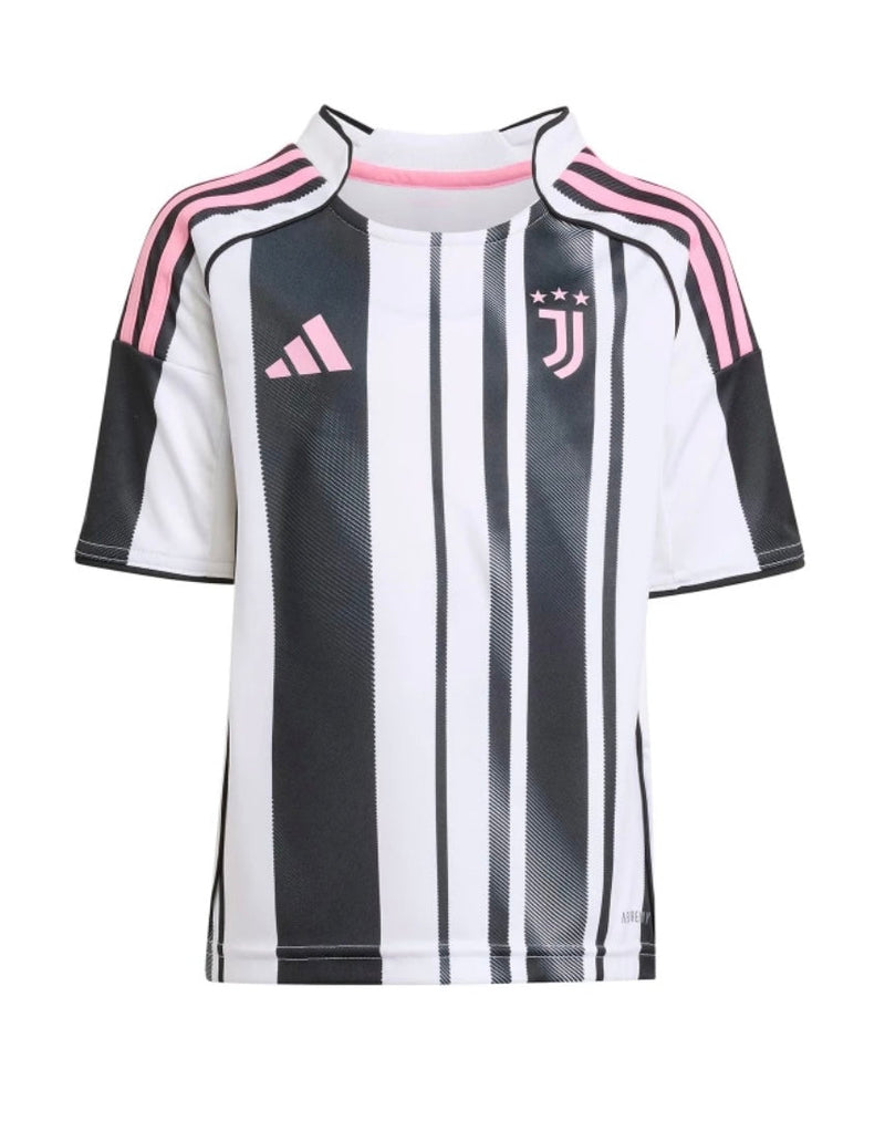 Camisa y Pantalones Cortos para Niños Juventus Home 25/26 - Con Calzettoni