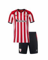 Camisetas y Pantalones Cortos Niños Athletic Bilbao Home 26/27