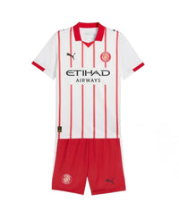 Camisa e Pantalon Corto Niño Girona Home 25/26