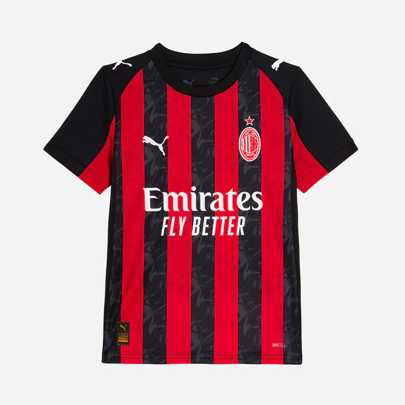 Camiseta y Pantalon Corto para Niño AC MILAN Home 25/26