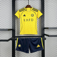Camiseta e Pantalones Cortos para Niños Al-Nassr Home 25/26