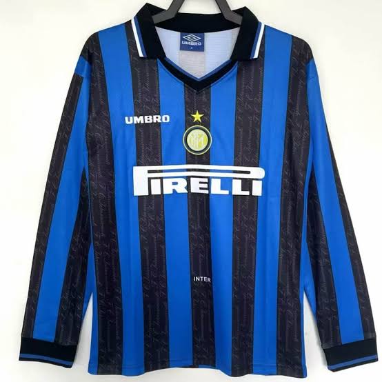 Camiseta Retro Inter manga larga Home 97/98