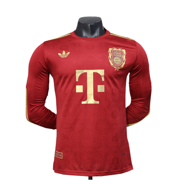 Camiseta Bayern de Múnich Edición especial 125 aniversario Versión Jugador- Manga Larga