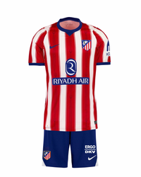 Camiseta y Pantalones Cortos para Niños Atletico de Madrid Home 26/27