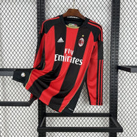 Camiseta Retro AC Milan Home 10/11 manga larga