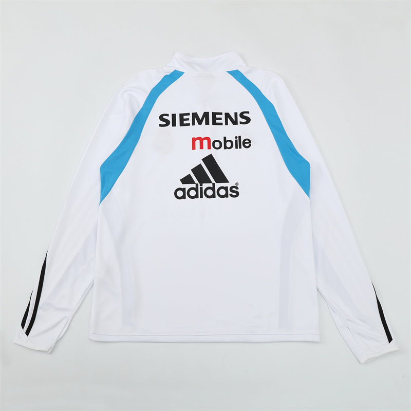 Camiseta de entrenamiento retro de manga larga del Real Madrid 03/04