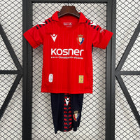 Camisetas y Pantalones Cortos Niños Osasuna Home 25/26