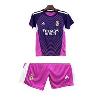 Camiseta y Pantalones Cortos Niños Real Madrid Portero 25/26