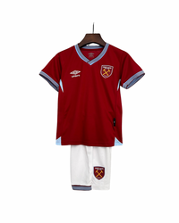 Camiseta y Pantalones Cortos para Niños West Ham United Home 25/26