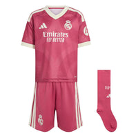 Camiseta y Pantalones Cortos Niños Real Madrid Third 26/27 - Con Medias