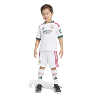 Camiseta y Pantalones Cortos Niños Real Madrid Home 26/27