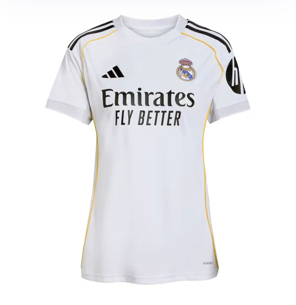 Camiseta Real Madrid Home 25/26 Mujer