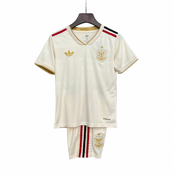 Camiseta y Pantalón Corto Niño Flamengo Away 25/26