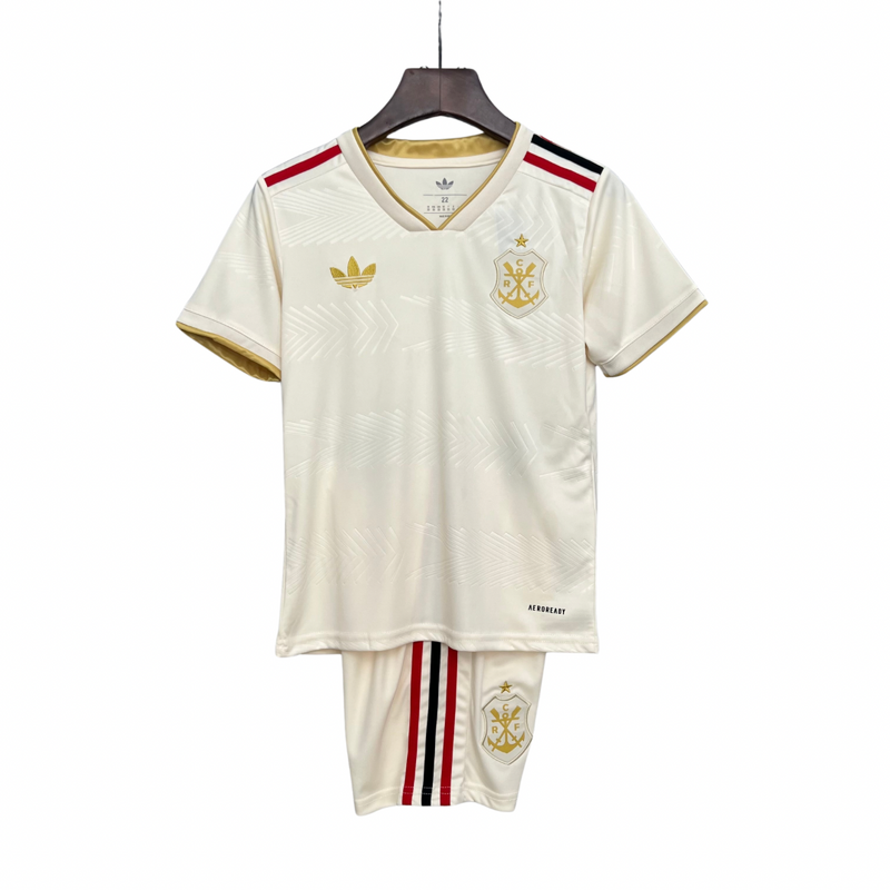 Camiseta y Pantalón Corto Niño Flamengo Away 25/26