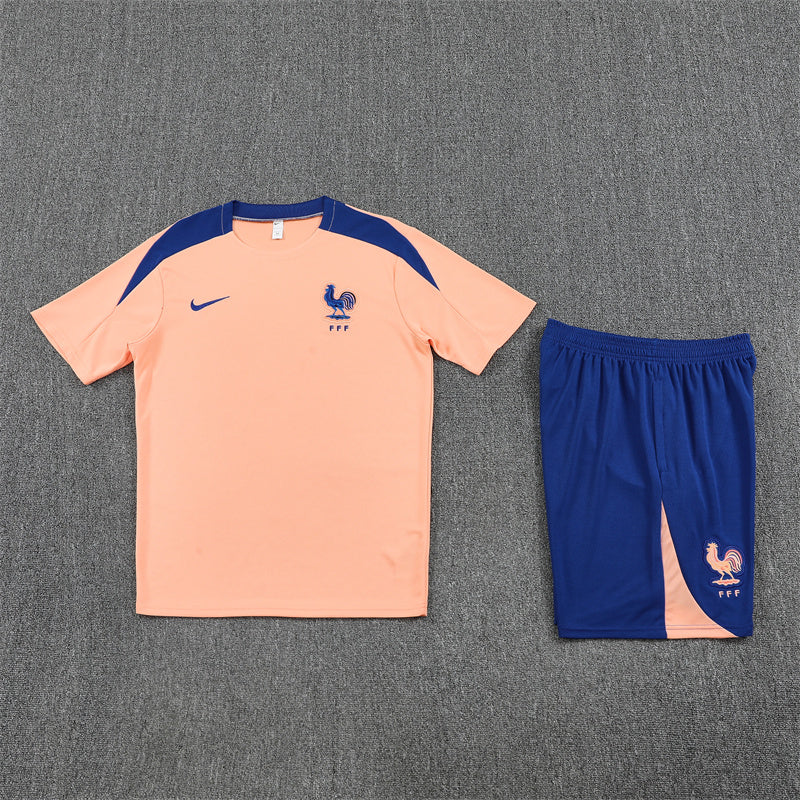 Camiseta y Pantalón corto de Entrenamiento Francia 25/26