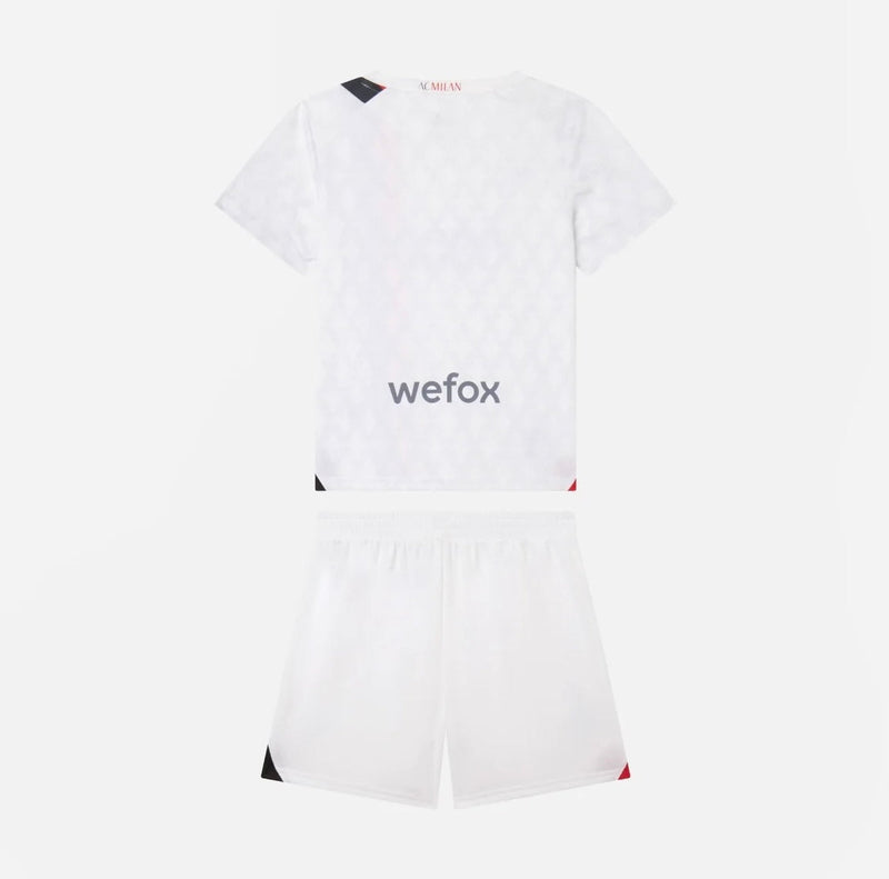 Camiseta y Pantalon Corto para Niño AC MILAN Away 23/24