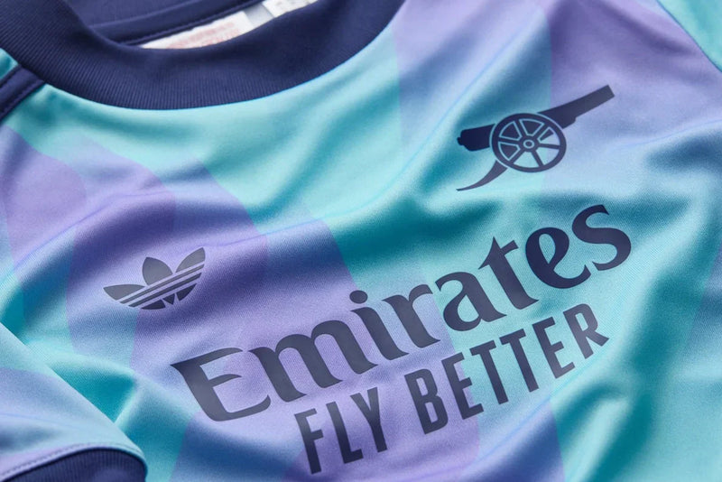 Camisa y Pantalones Cortos para Niños Arsenal Third 24/25