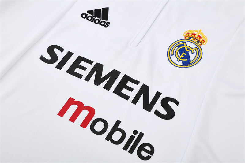 Camiseta de entrenamiento retro de manga larga del Real Madrid 04/05