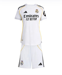 Camiseta y Pantalones Cortos Niños Real Madrid Home 25/26