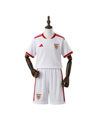 Camisetas y Pantalones Cortos Niños Sevilla FC Home 26/27