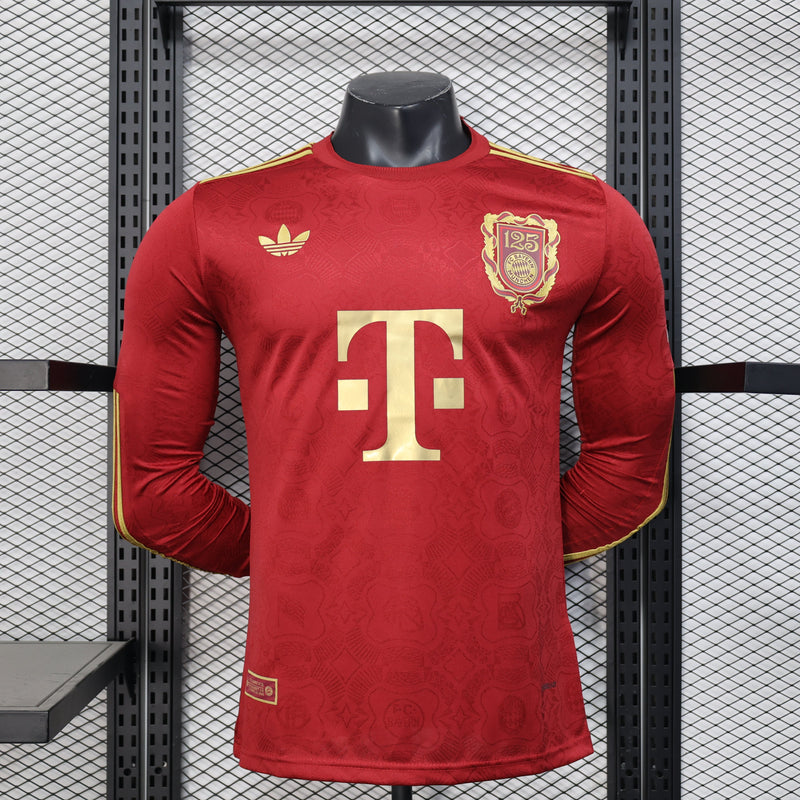 Camiseta Bayern de Múnich Edición especial 125 aniversario Versión Jugador- Manga Larga
