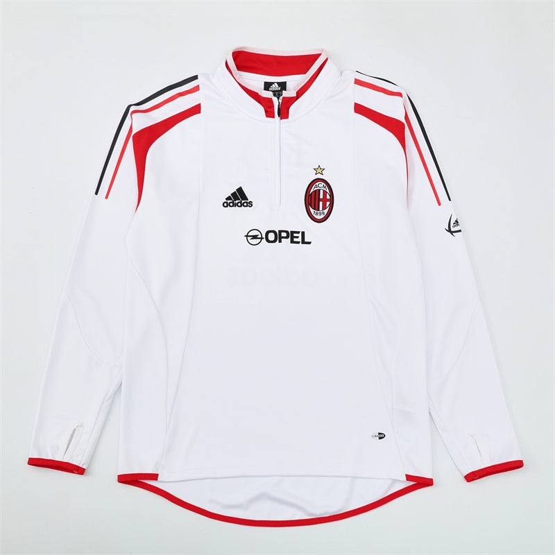 Camiseta de entrenamiento retro de manga larga del Milan 04/05