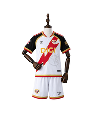 Camiseta y Pantalones Cortos para Niños Rayo Vallecano Home 26/27