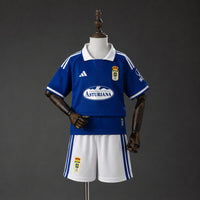 Camisetas y Pantalones Cortos Niños Real Oviedo Home 26/27