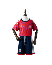 Camiseta y Pantalones Cortos para Niño Costa Rica Home 26/27