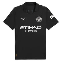 Camisa e Pantalones Cortos para Niños Manchester City Away 25/26