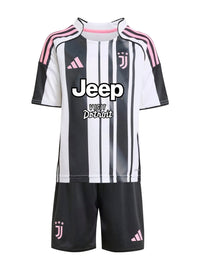 Camisa y Pantalones Cortos para Niños Juventus Home 25/26