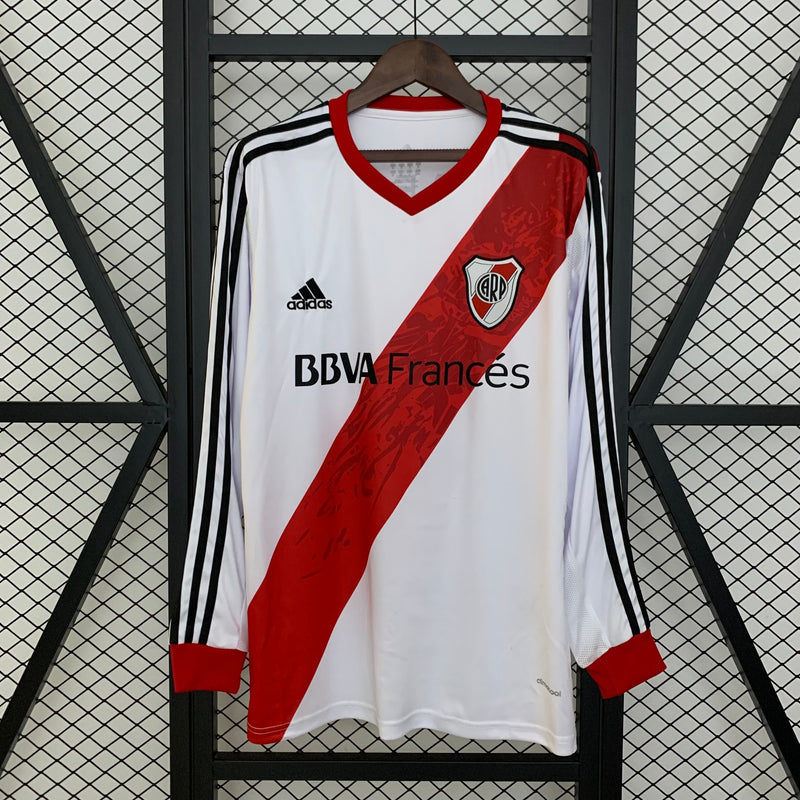 Camiseta Retro River Plate Home 13/14 - manga larga