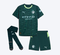 Camisa e Pantalones Cortos para Niños Manchester City Fourth 25/26 - Con Medias