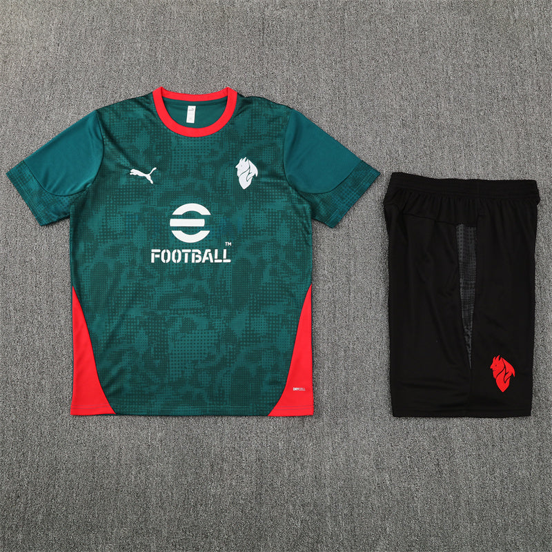Camiseta y Pantalon Corto para Niño AC MILAN 25/26