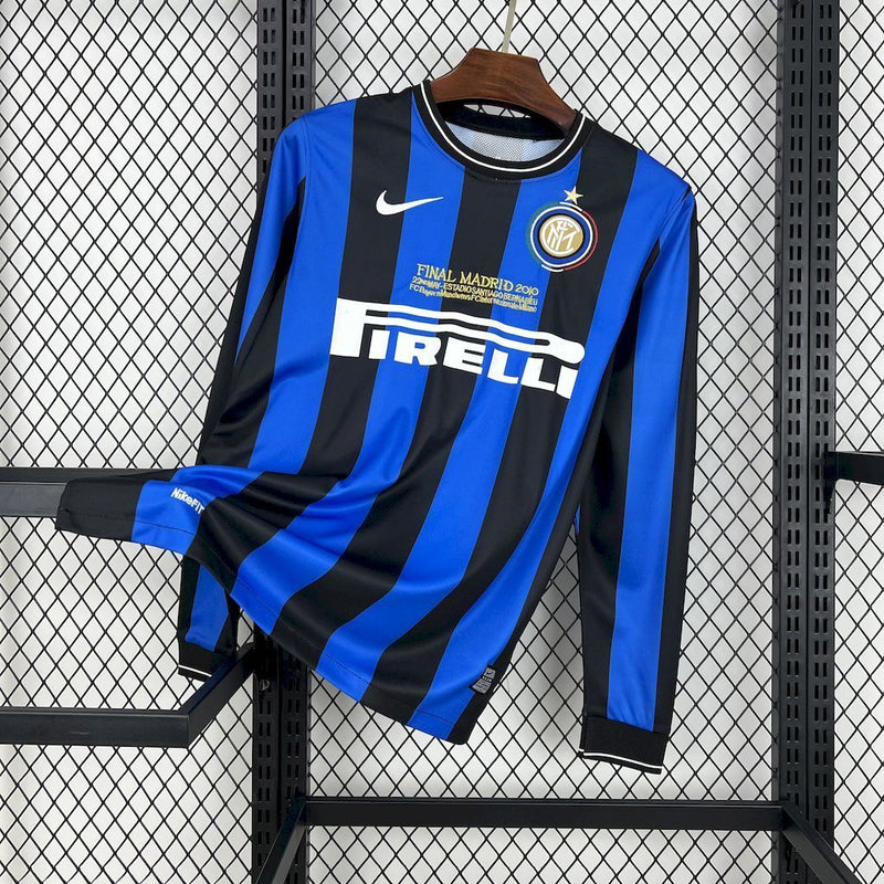 Camiseta Retro Inter manga larga Home 09/10