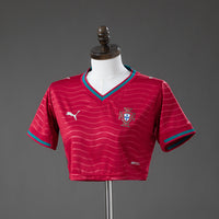 Camiseta Corta Portugal Home Mujer 26/27