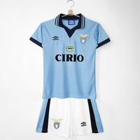 Camisa y Pantalones Cortos para Niños Home S.S. Lazio retro 96/97