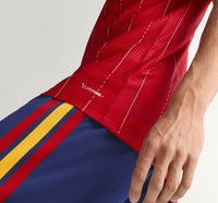 Camiseta España Home 26/27 Versión Jugador - Con dos estrellas y parche de Campeón del Mundo