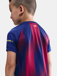 Camisa e Pantalones Cortos para Niño FC Barcelona Home 25/26