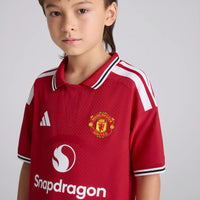 Camiseta y Pantalones Cortos para Niño Manchester United Home 26/27