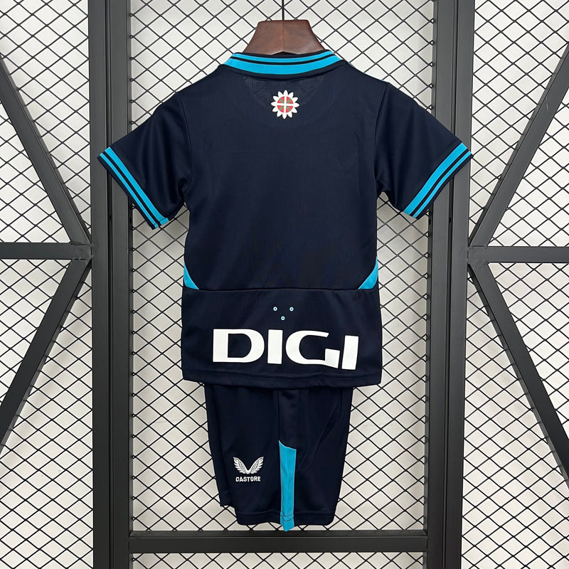 Camisetas y Pantalones Cortos Niños Athletic Bilbao Away 25/26
