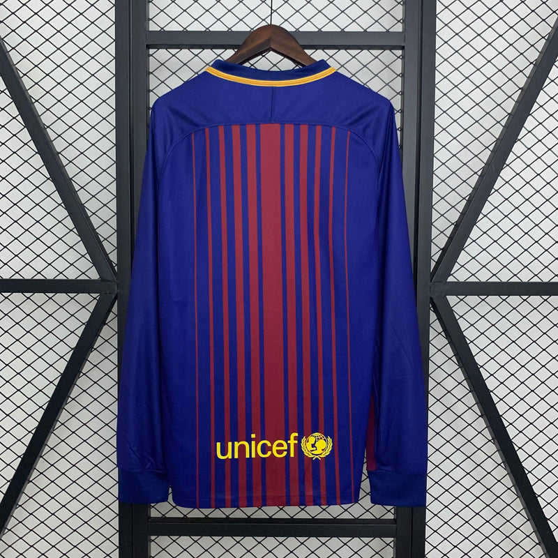 Camiseta FC Barcelona Retro Manga Larga 17/18