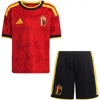 Camisa e Pantalones Cortos para Niño Bélgica Home 24/25