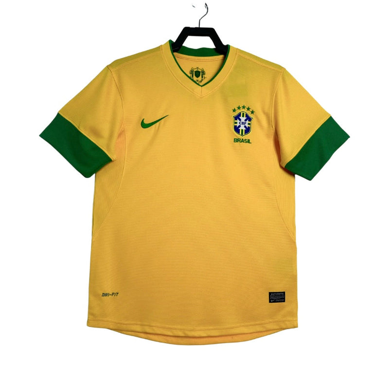 Camiseta Brasil Retro Home 12/13