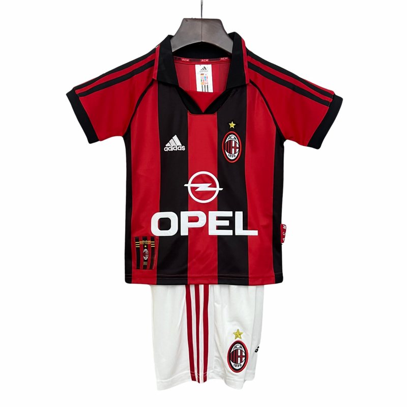 Camiseta y Pantalon Corto para Niño Retro AC MILAN 98/99