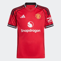 Camiseta y Pantalones Cortos para Niño Manchester United Home 25/26