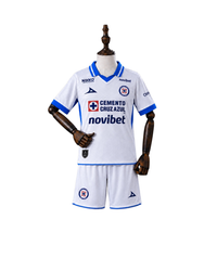 Camisa e Pantalones Cortos para Niño Cruz Azul Away 26/27