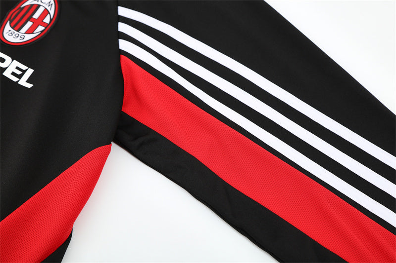 Camiseta de entrenamiento retro de manga larga del Milan 03/04